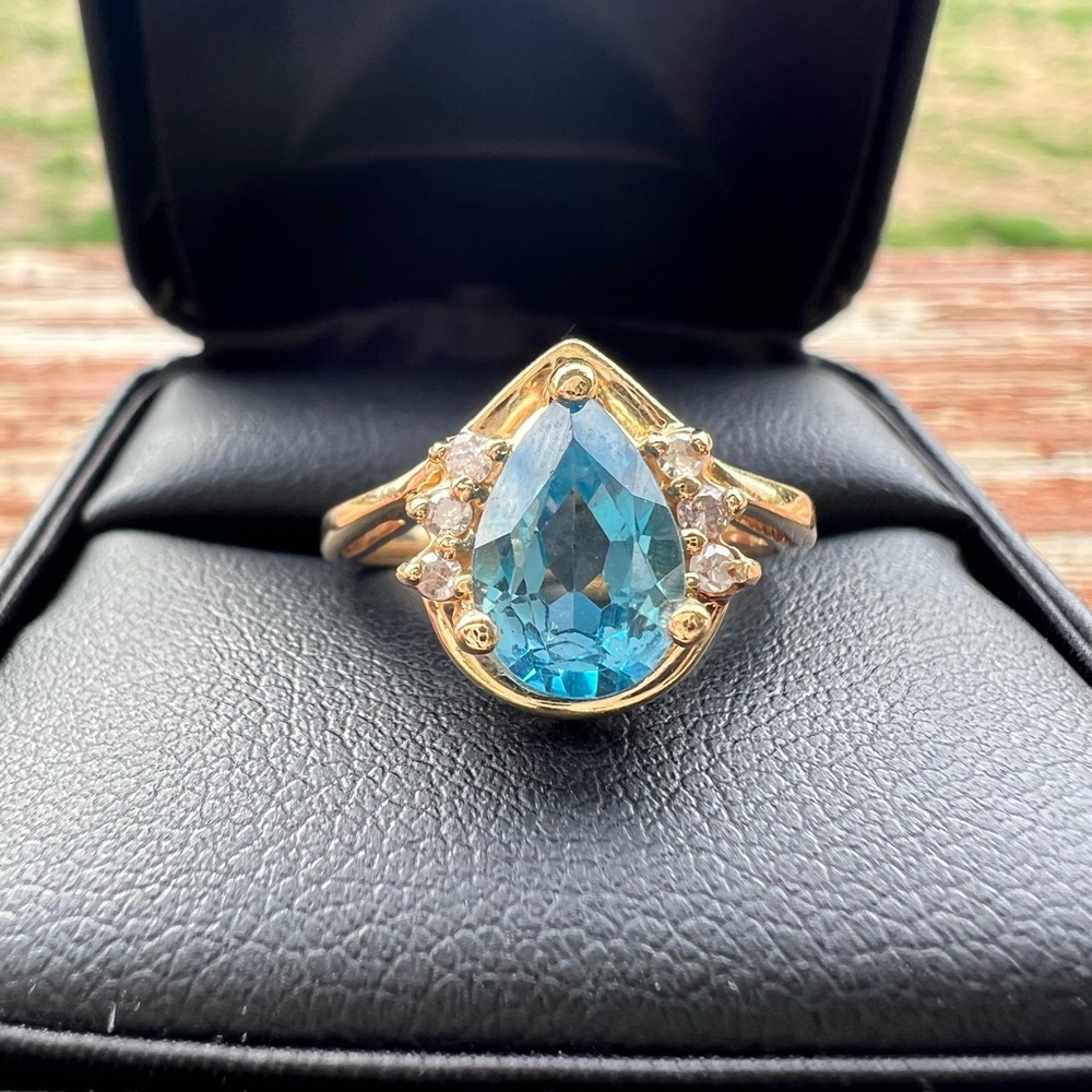 Blue Topaz Ring